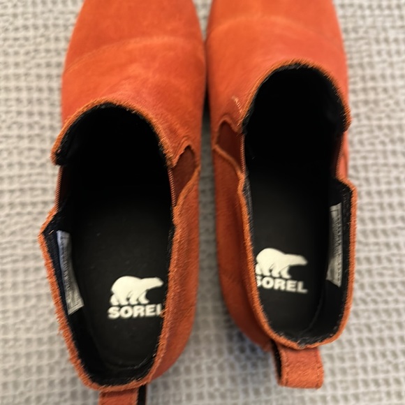 Sorel Women's Evie Pull-On Bootie — Waterproof Suede Leather — Wedge Ankle  7.5 - Picture 5 of 8